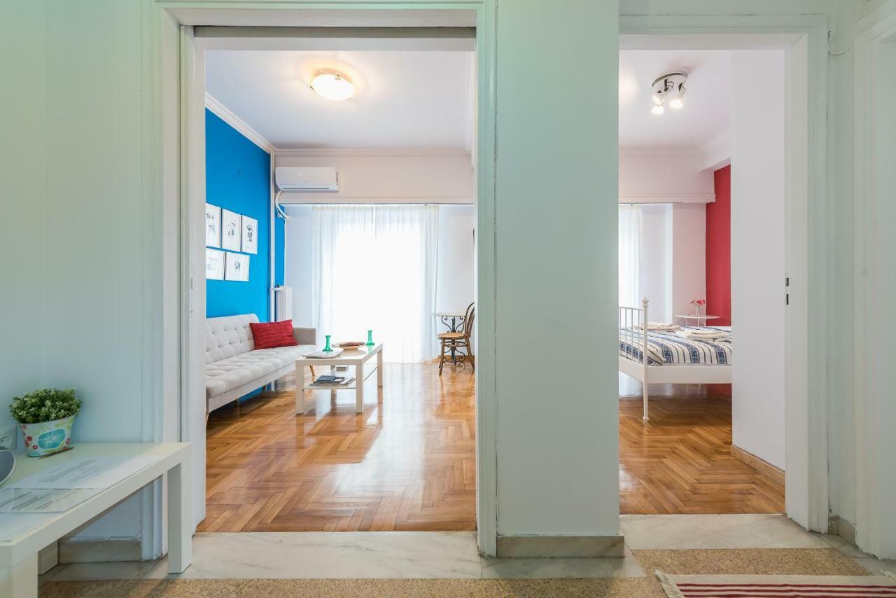 Athens Centre Flat 2 Min. From Evangelismos Metro Eksteriør bilde