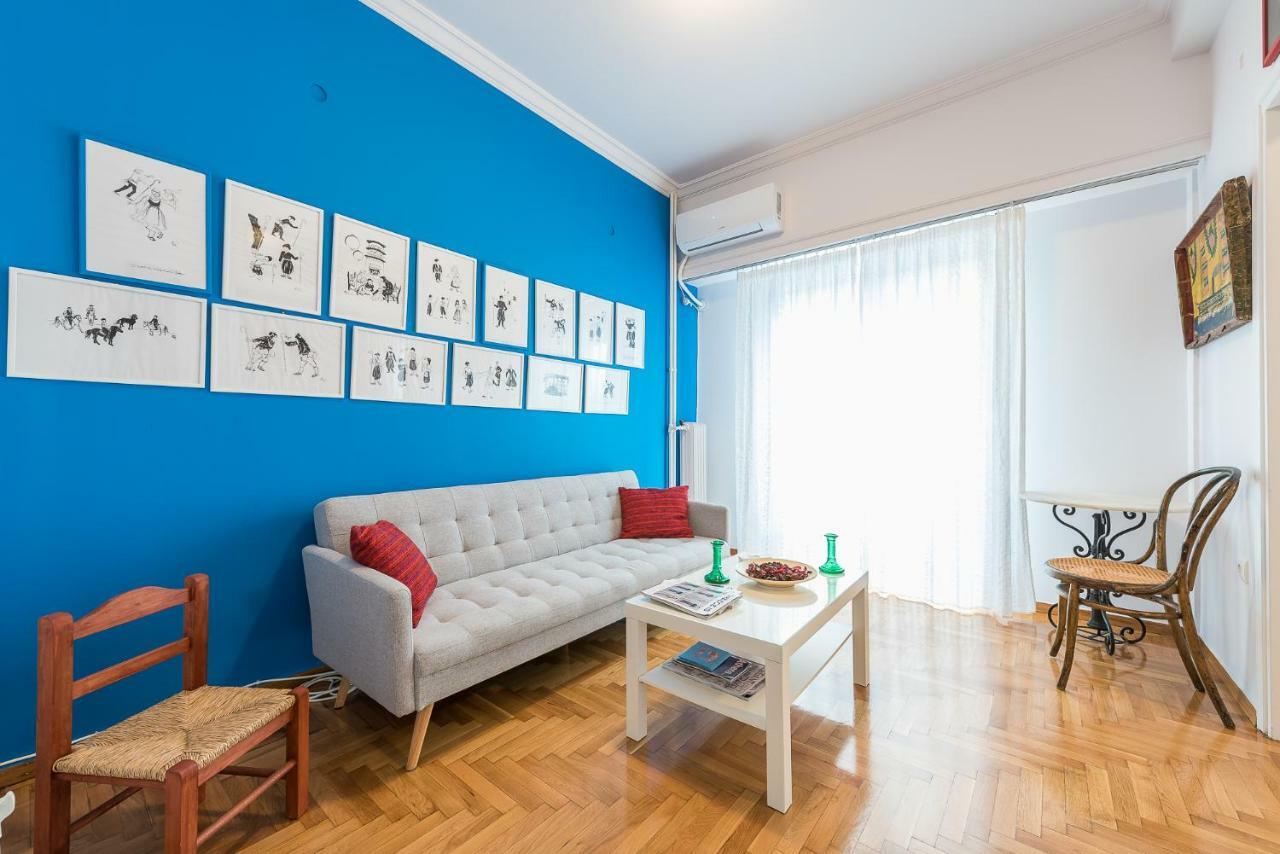 Athens Centre Flat 2 Min. From Evangelismos Metro Eksteriør bilde