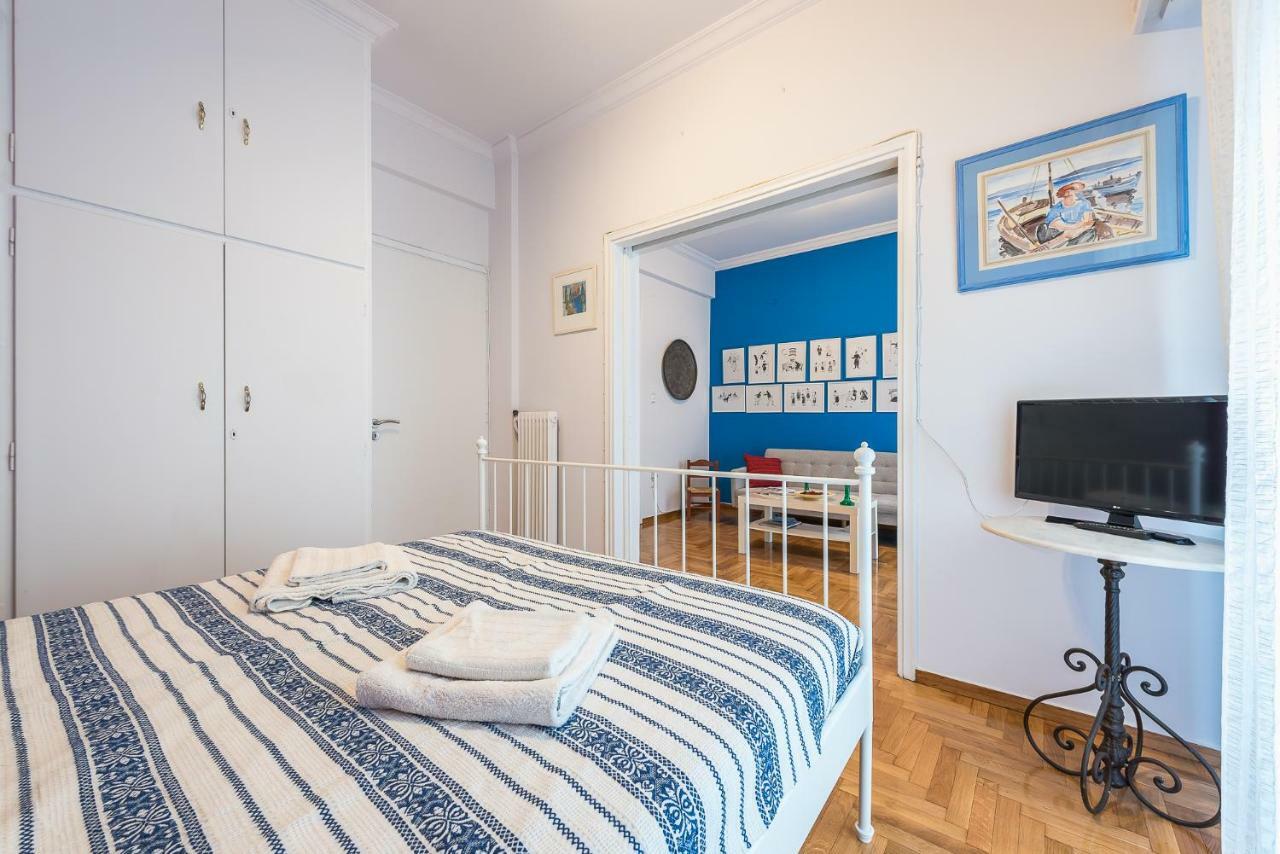 Athens Centre Flat 2 Min. From Evangelismos Metro Eksteriør bilde