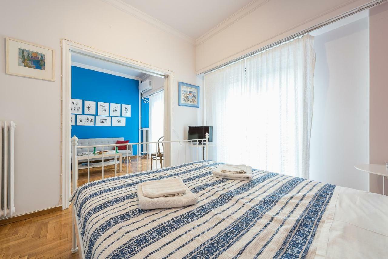 Athens Centre Flat 2 Min. From Evangelismos Metro Eksteriør bilde