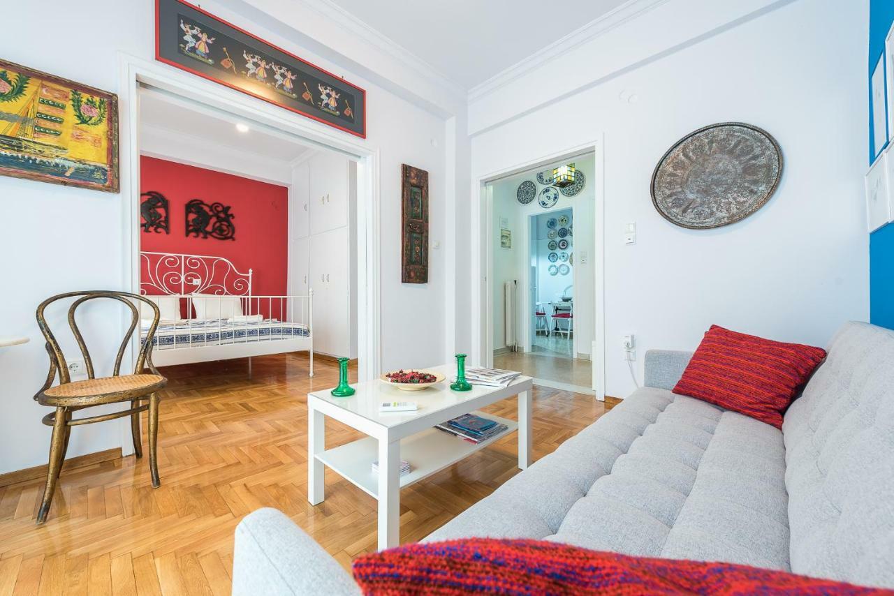 Athens Centre Flat 2 Min. From Evangelismos Metro Eksteriør bilde